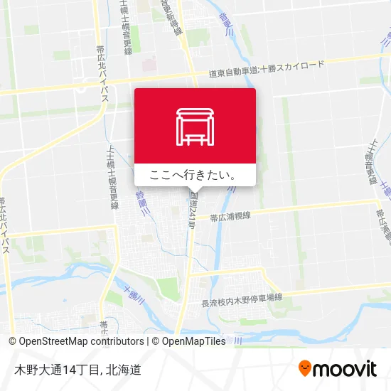 木野大通14丁目地図