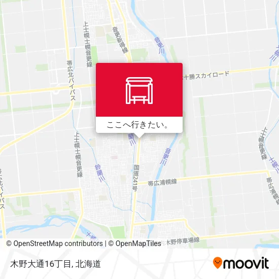 木野大通16丁目地図