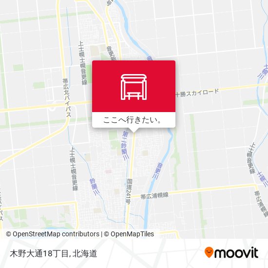 木野大通18丁目地図
