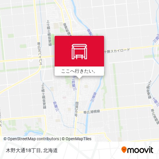 木野大通18丁目地図