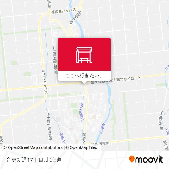 音更新通17丁目地図