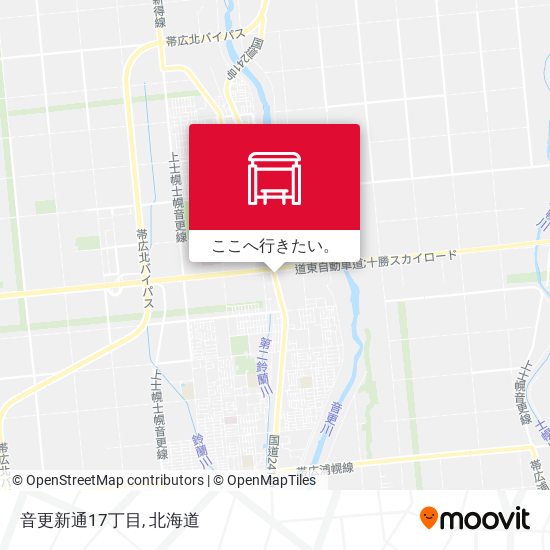 音更新通17丁目地図