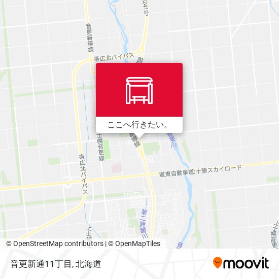 音更新通11丁目地図