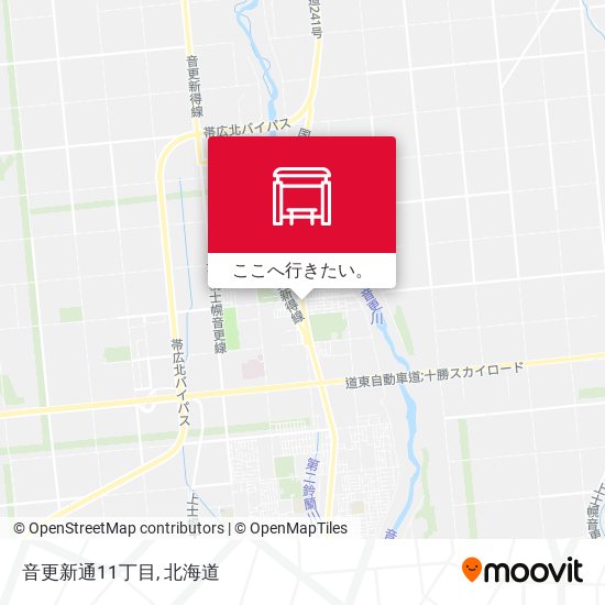 音更新通11丁目地図