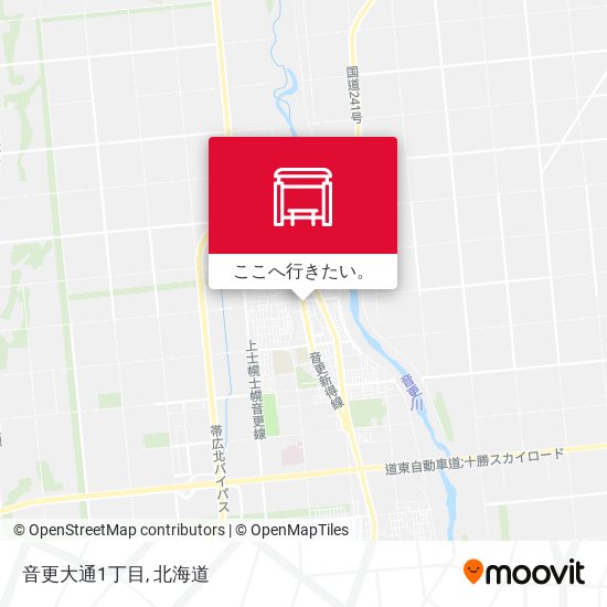 音更大通1丁目地図