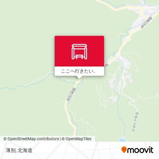 薄別地図