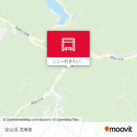 定山渓地図