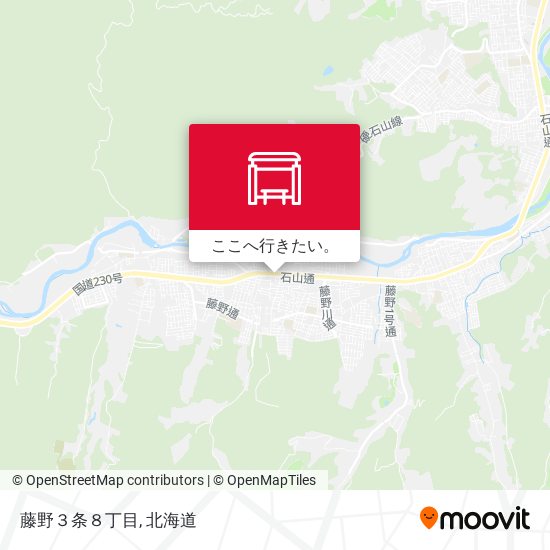 藤野３条８丁目地図