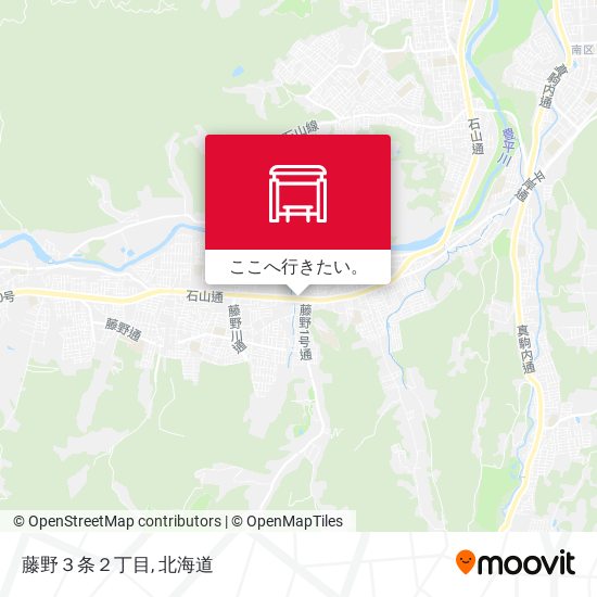 藤野３条２丁目地図