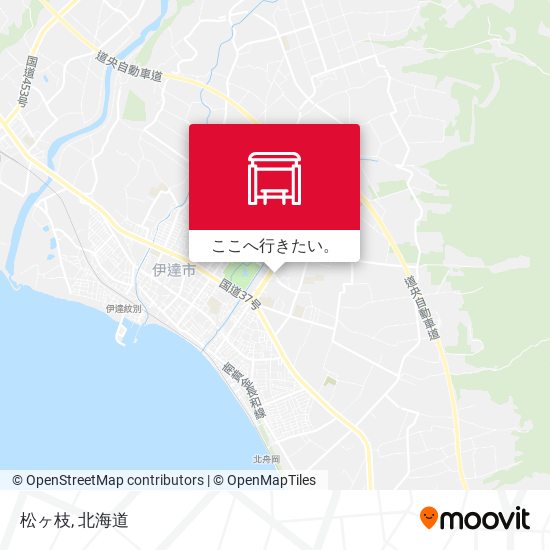 松ヶ枝地図
