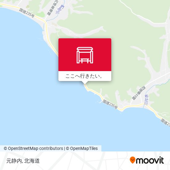 元静内地図