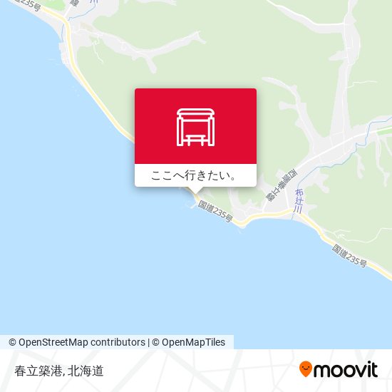 春立築港地図