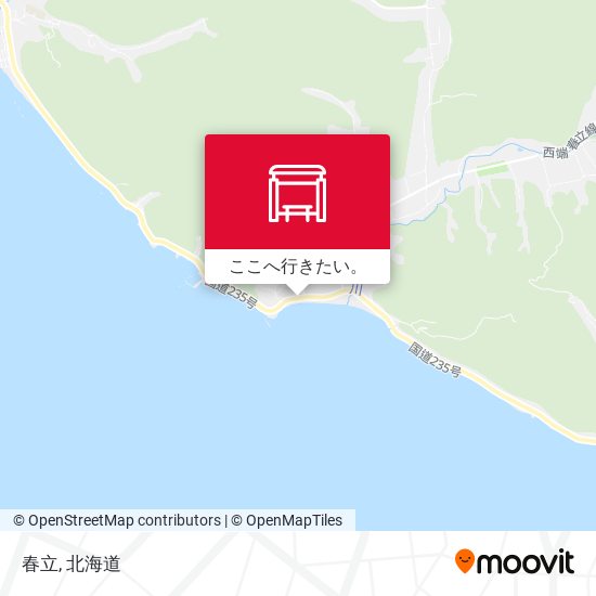 春立地図