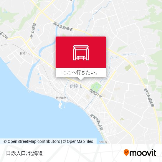 日赤入口地図