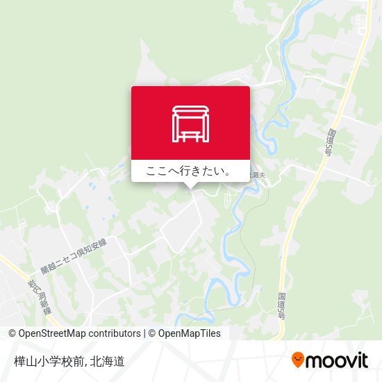 樺山小学校前地図