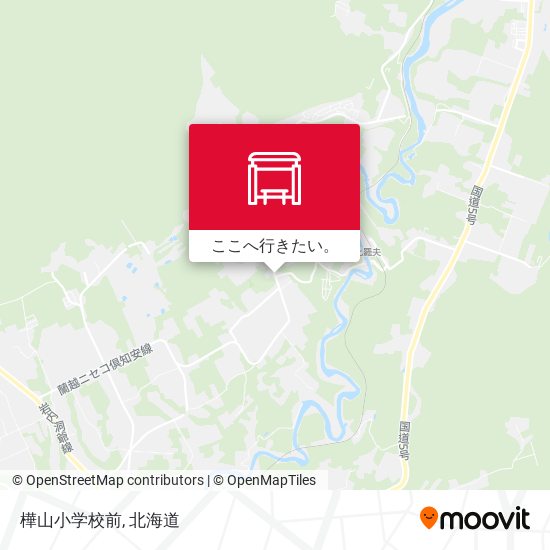 樺山小学校前地図