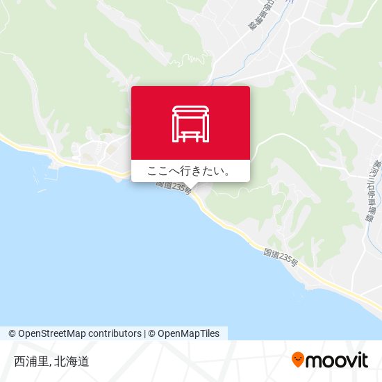 西浦里地図