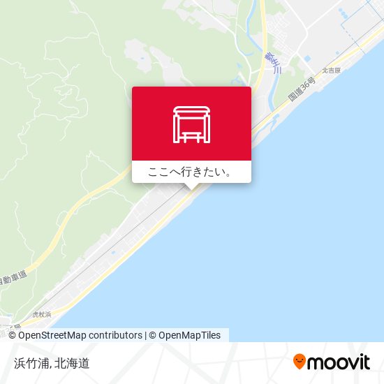 浜竹浦地図