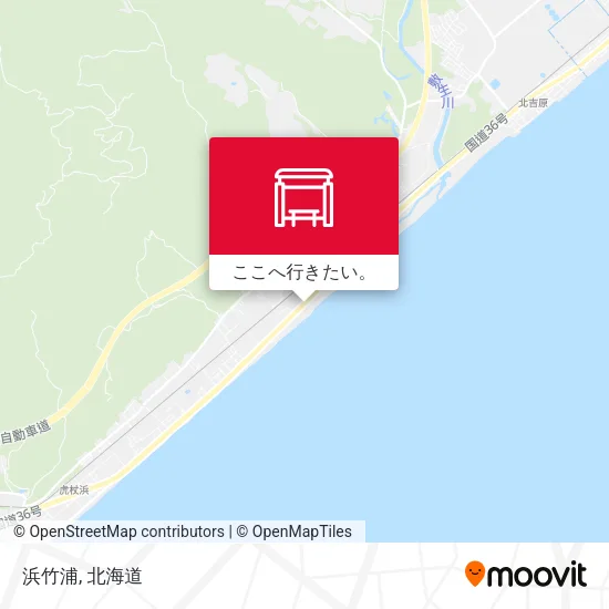 浜竹浦地図