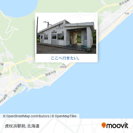 虎杖浜駅前地図