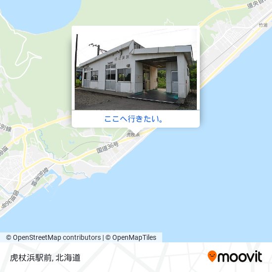 虎杖浜駅前地図