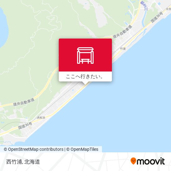 西竹浦地図