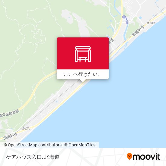 ケアハウス入口地図