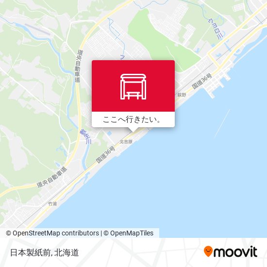 日本製紙前地図