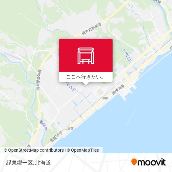 緑泉郷一区地図