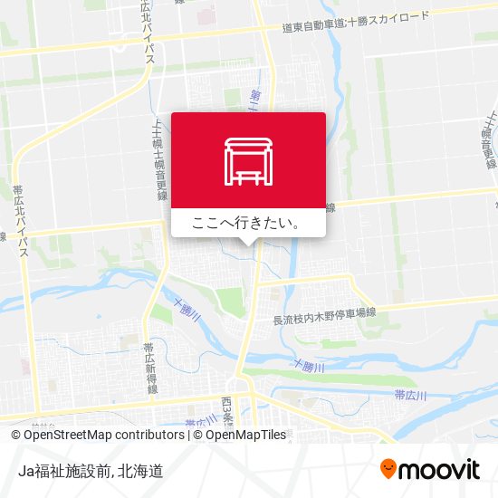 Ja福祉施設前地図