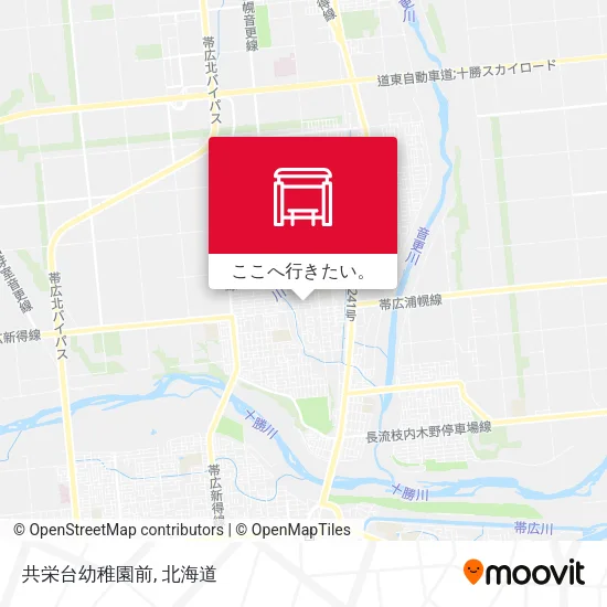 共栄台幼稚園前地図