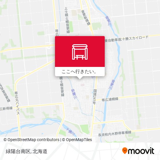 緑陽台南区地図