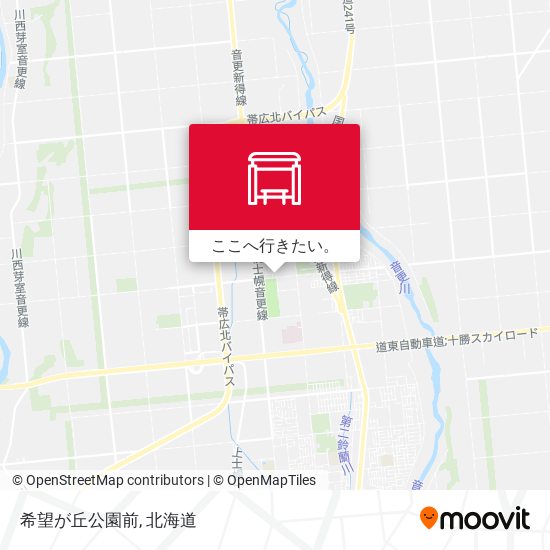 希望が丘公園前地図