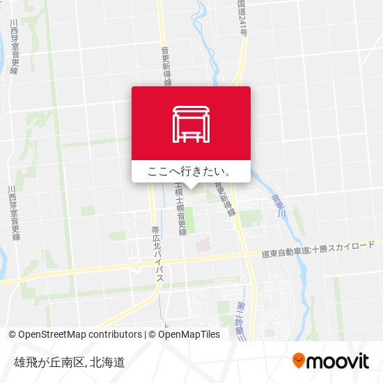 雄飛が丘南区地図
