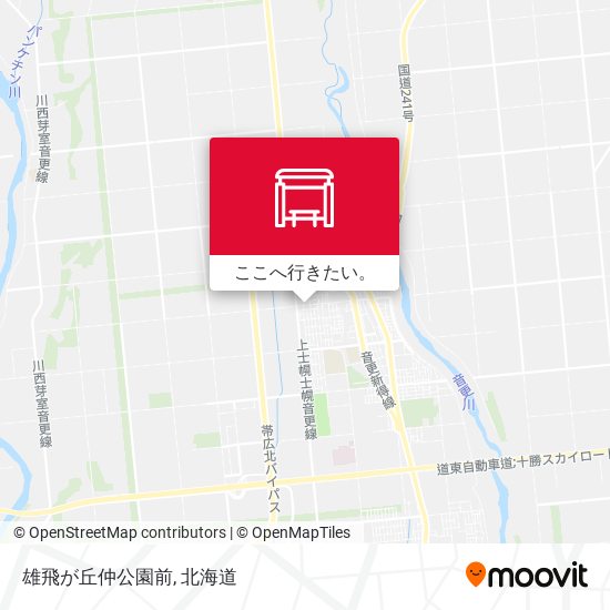 雄飛が丘仲公園前地図