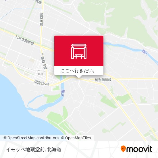 イモッペ地蔵堂前地図