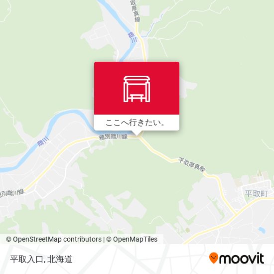 平取入口地図