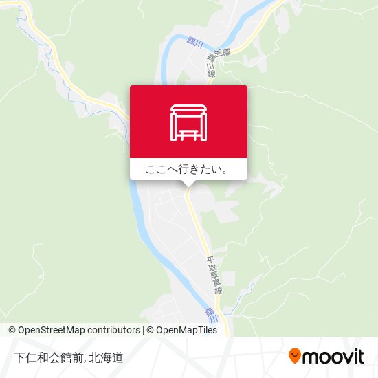 下仁和会館前地図