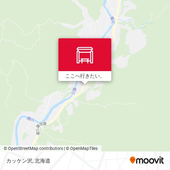 カッケン沢地図