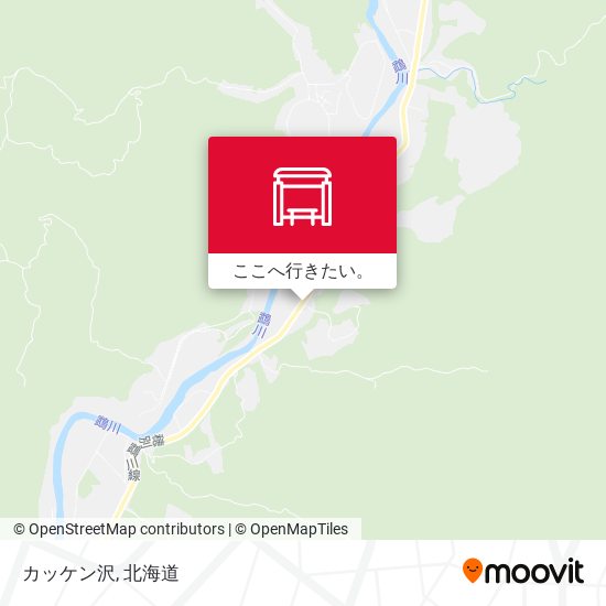カッケン沢地図