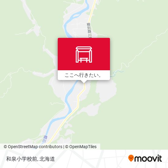 和泉小学校前地図