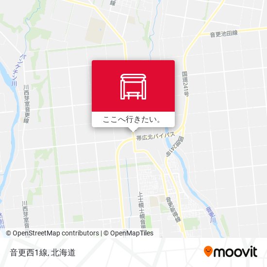 音更西1線地図