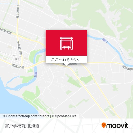 宮戸学校前地図