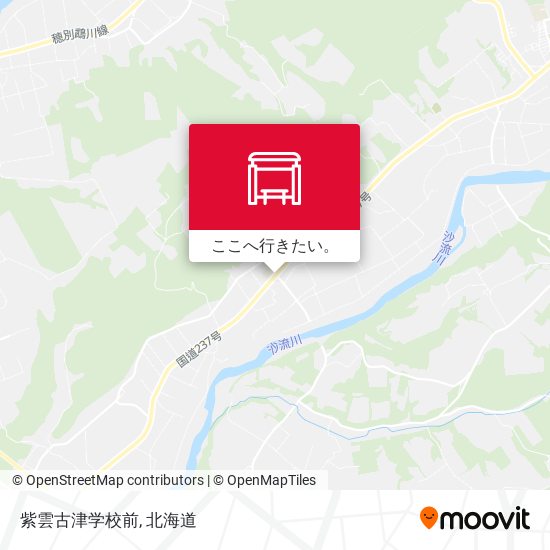紫雲古津学校前地図