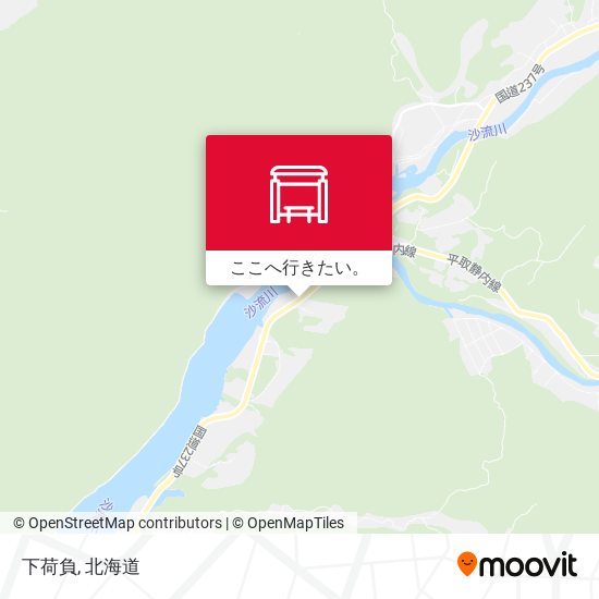 下荷負地図