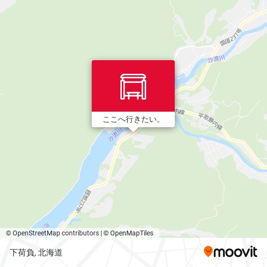 下荷負地図