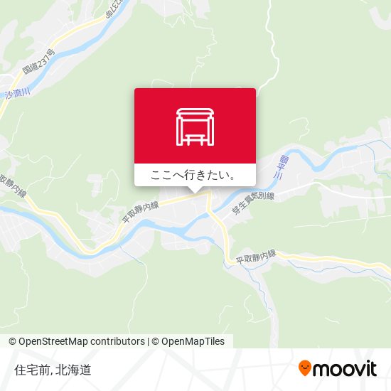 住宅前地図
