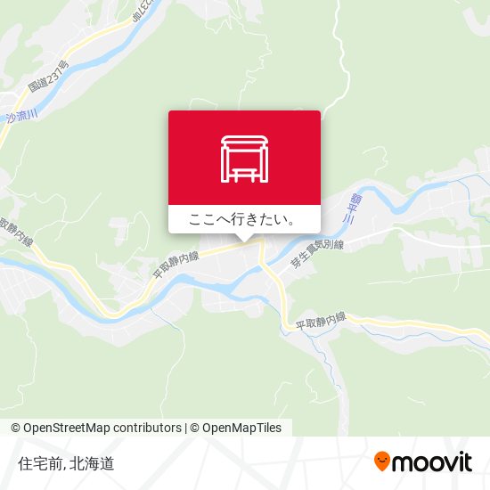 住宅前地図