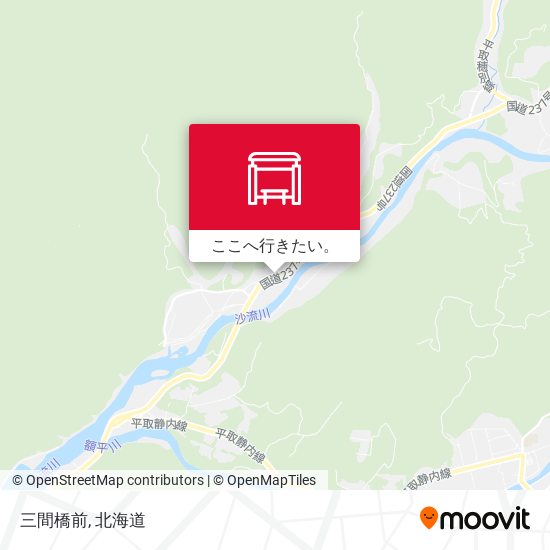 三間橋前地図