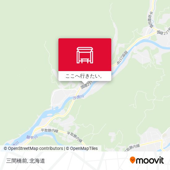 三間橋前地図